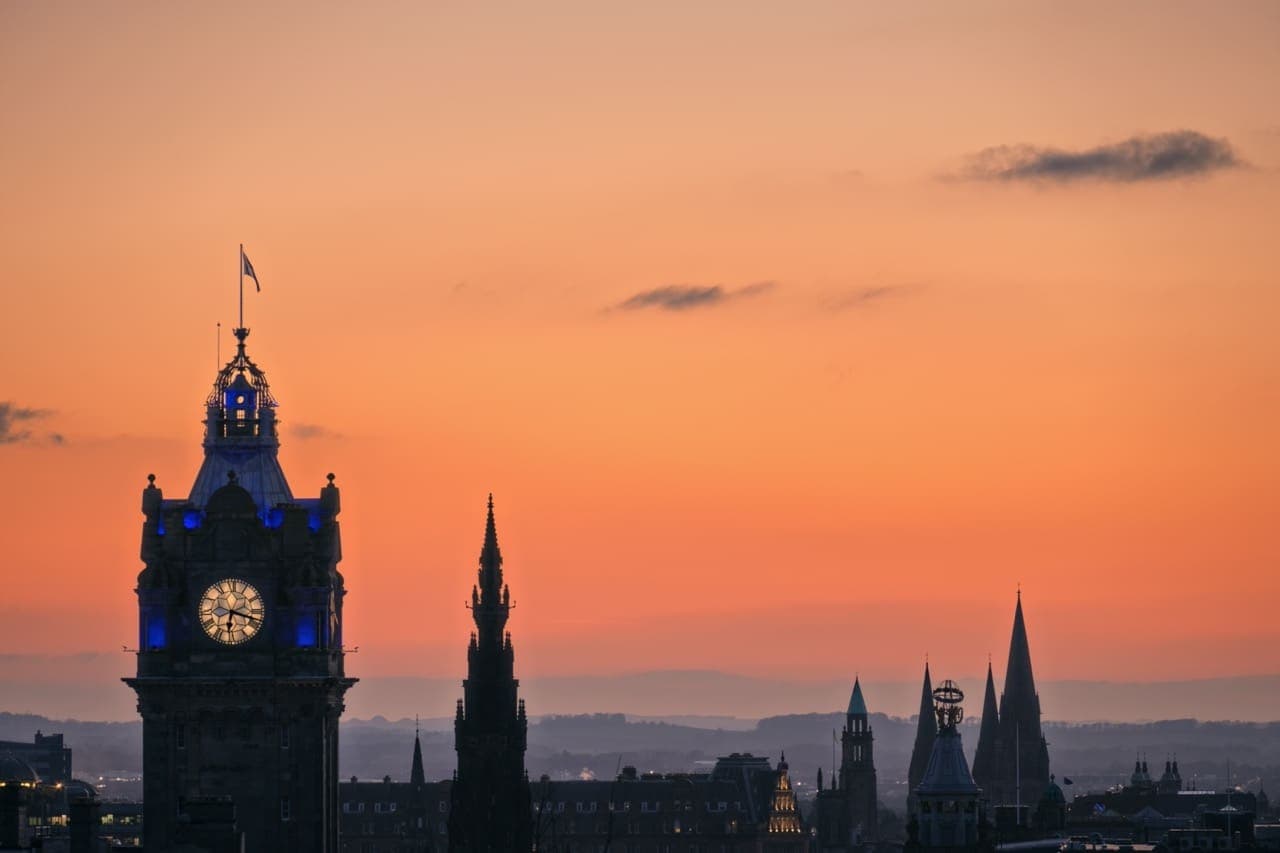The Balmoral clock tower dials crafted by Hamilton and Inches