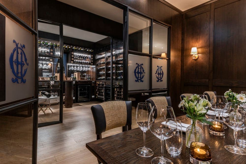 Private dining salon at Number One restaurant, The Balmoral