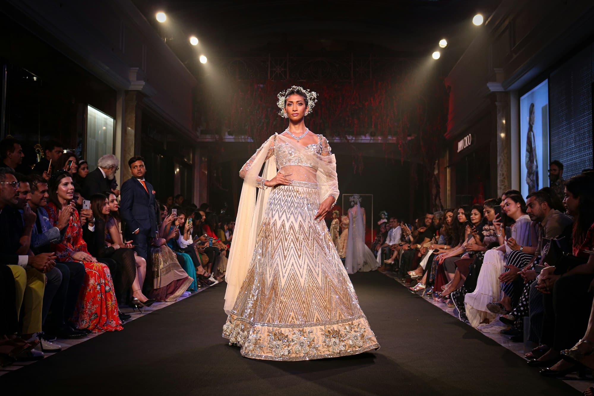 Fashion runway editorial — Indian luxury trends