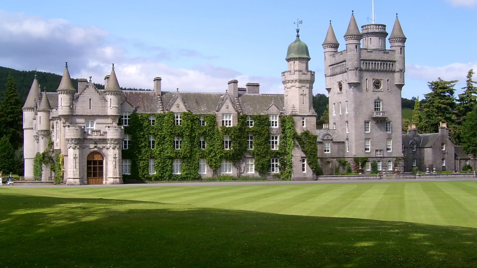Balmoral Castle estate in Royal Deeside, Aberdeenshire, Scotland